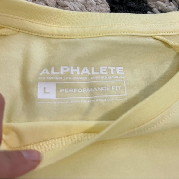 Men’s Alphalete active wear long sleeve shirt size L - Picture 4 of 5